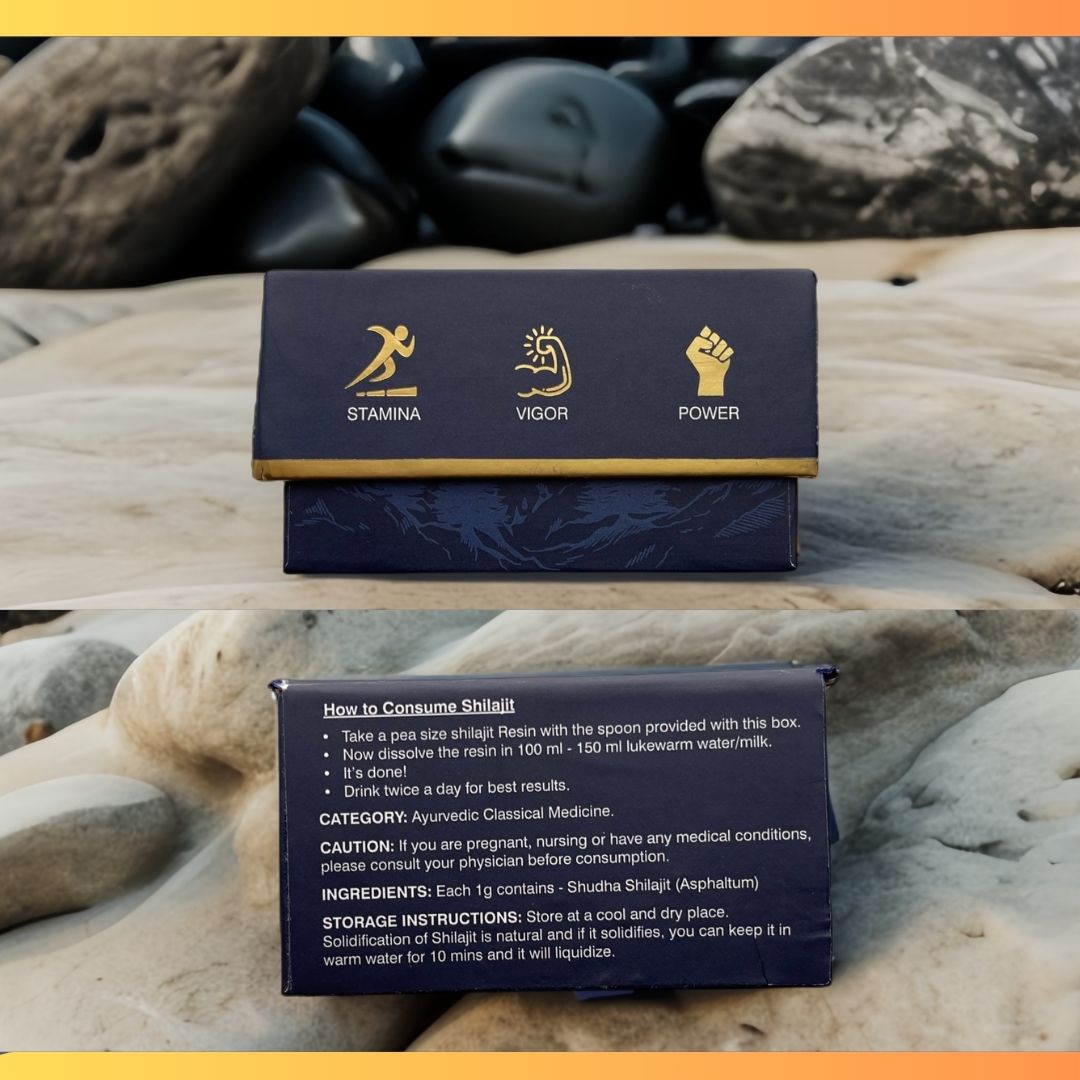 Premium Himalayan Shilajit Resin – 30 g | Wild‑Harvested Kashmir & Ladakh | 70%+ Fulvic Acid | Lab‑Tested for Purity & Heavy Metals