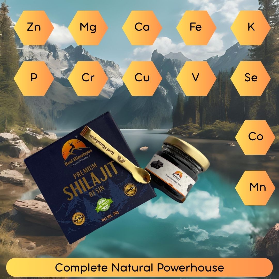Premium Himalayan Shilajit Resin – 30 g | Wild‑Harvested Kashmir & Ladakh | 70%+ Fulvic Acid | Lab‑Tested for Purity & Heavy Metals