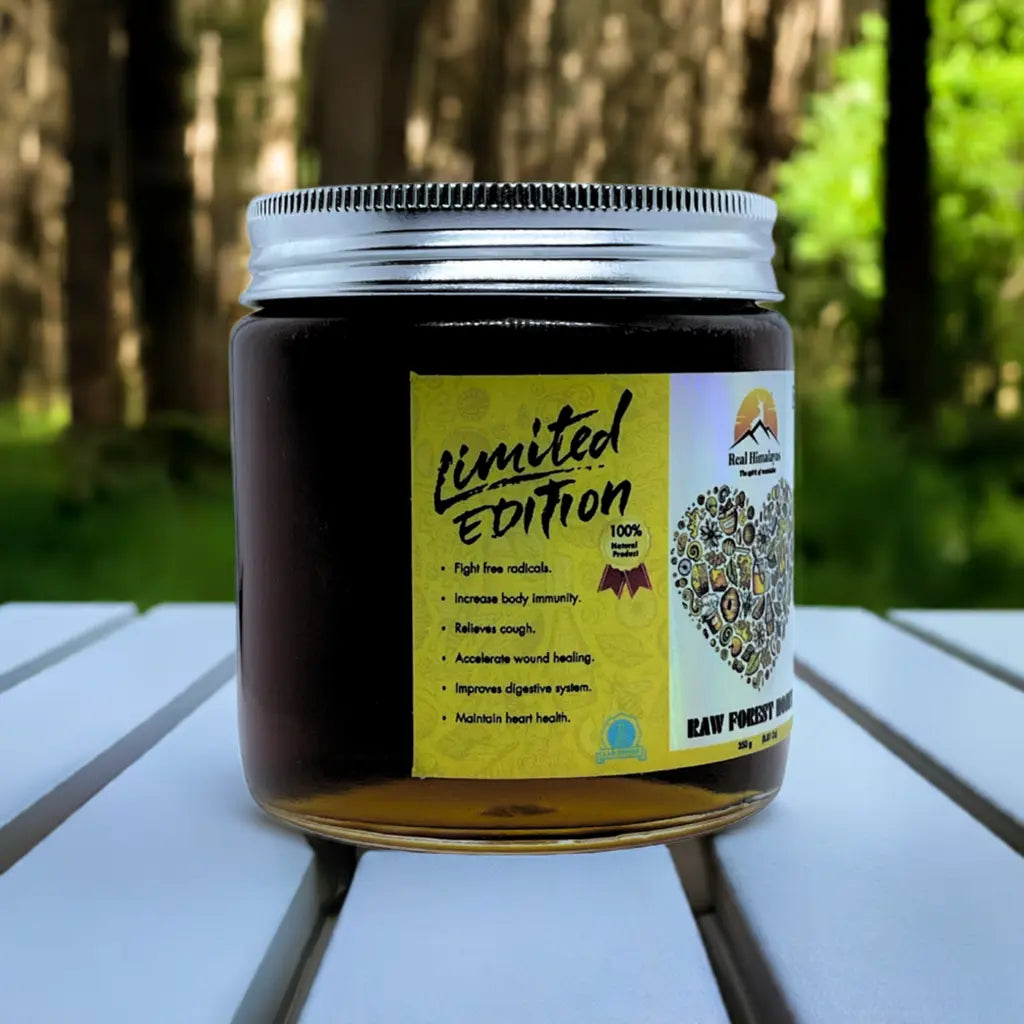 Raw Forest Honey by Real Himalayas – Herbal Pollination, Limited Edition, 100% Pure - Real Himalayas