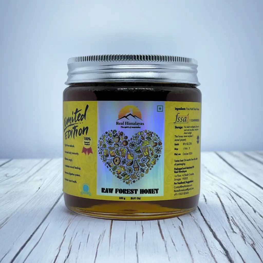 Raw Forest Honey by Real Himalayas – Herbal Pollination, Limited Edition, 100% Pure - Real Himalayas