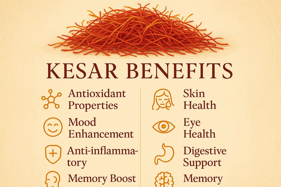 picture of kesarbenefits showcasing the major benefeits of saffron