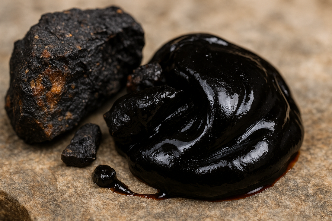 picture of how real shilajit look like from above
