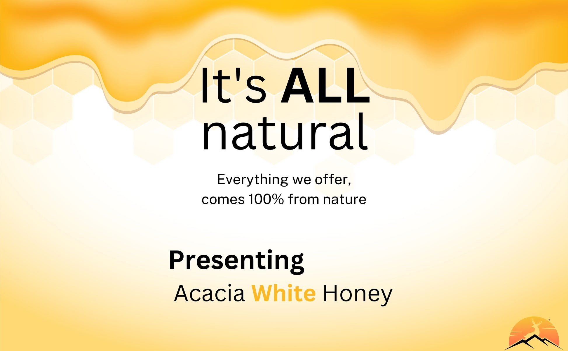 Acacia Honey by Real Himalayas – 100% Natural, Organic Sweetener Sourced from the Pristine Himalayas (350 GM) - Real Himalayas