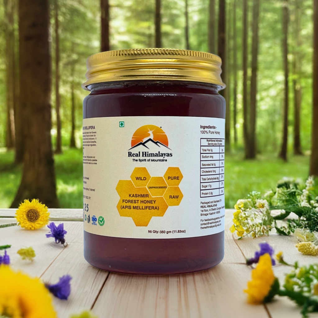 Kashmir Forest Honey – 100% Pure & Natural | Real Himalayas – 350g - Real Himalayas