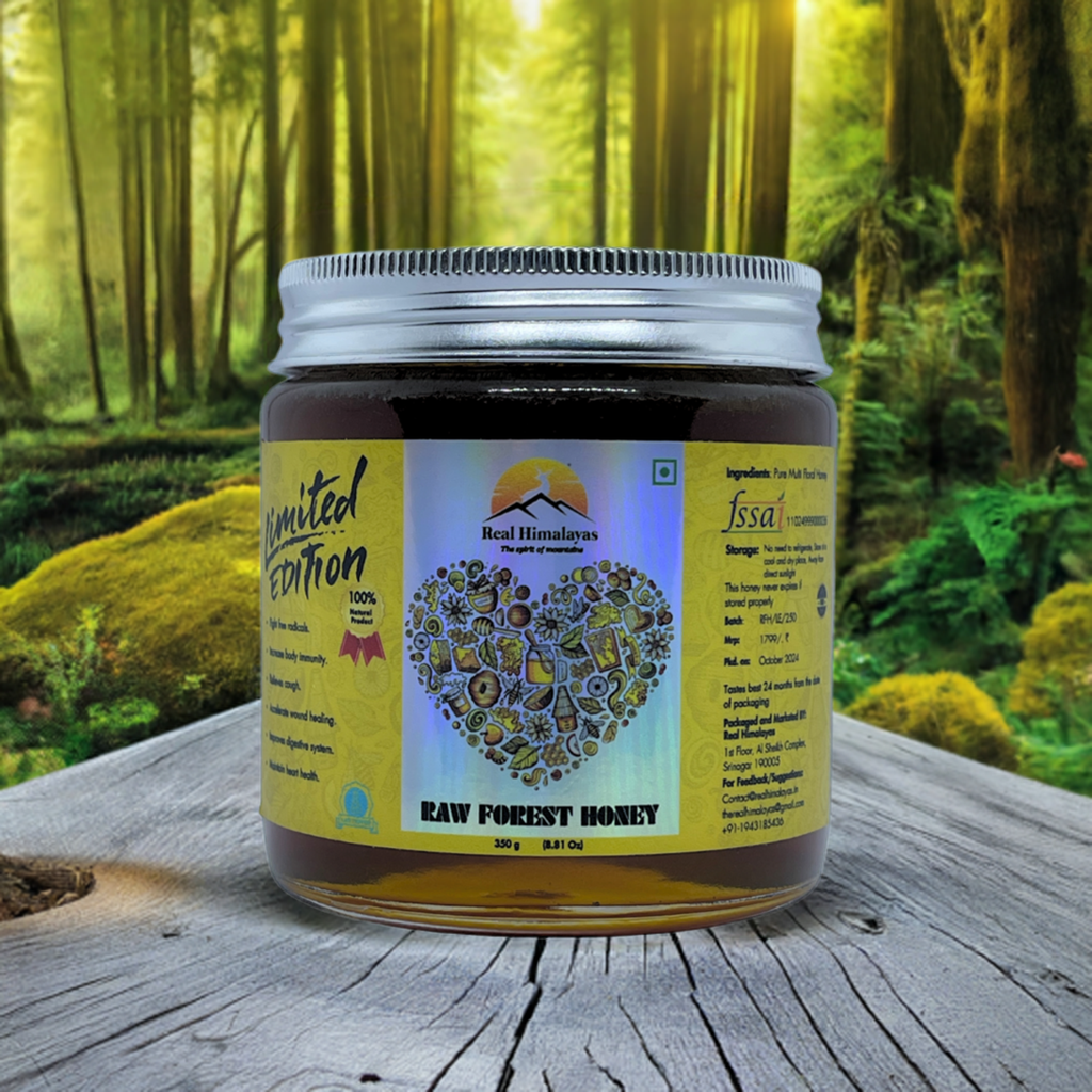 Raw Forest Honey by Real Himalayas – Herbal Pollination, Limited Edition, 100% Pure - Real Himalayas