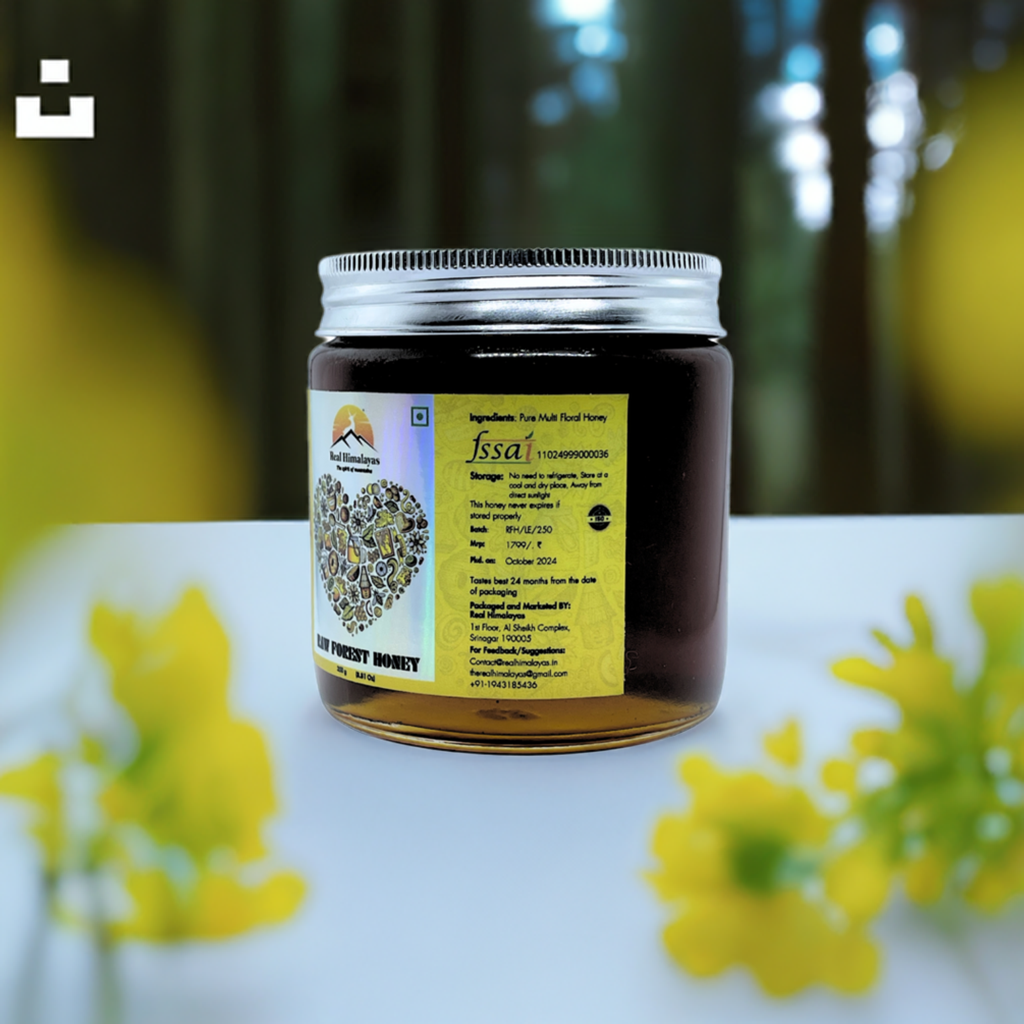Raw Forest Honey by Real Himalayas – Herbal Pollination, Limited Edition, 100% Pure - Real Himalayas
