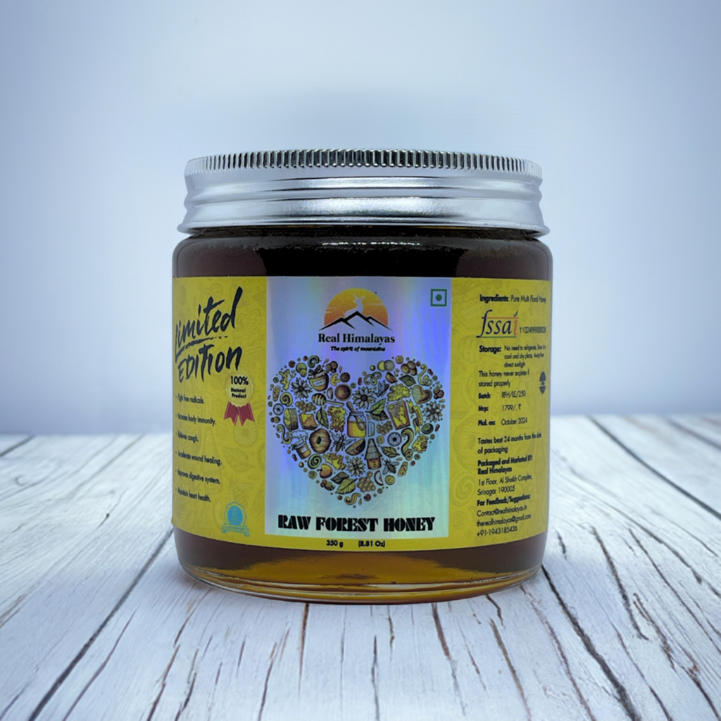 Raw Forest Honey by Real Himalayas – Herbal Pollination, Limited Edition, 100% Pure - Real Himalayas